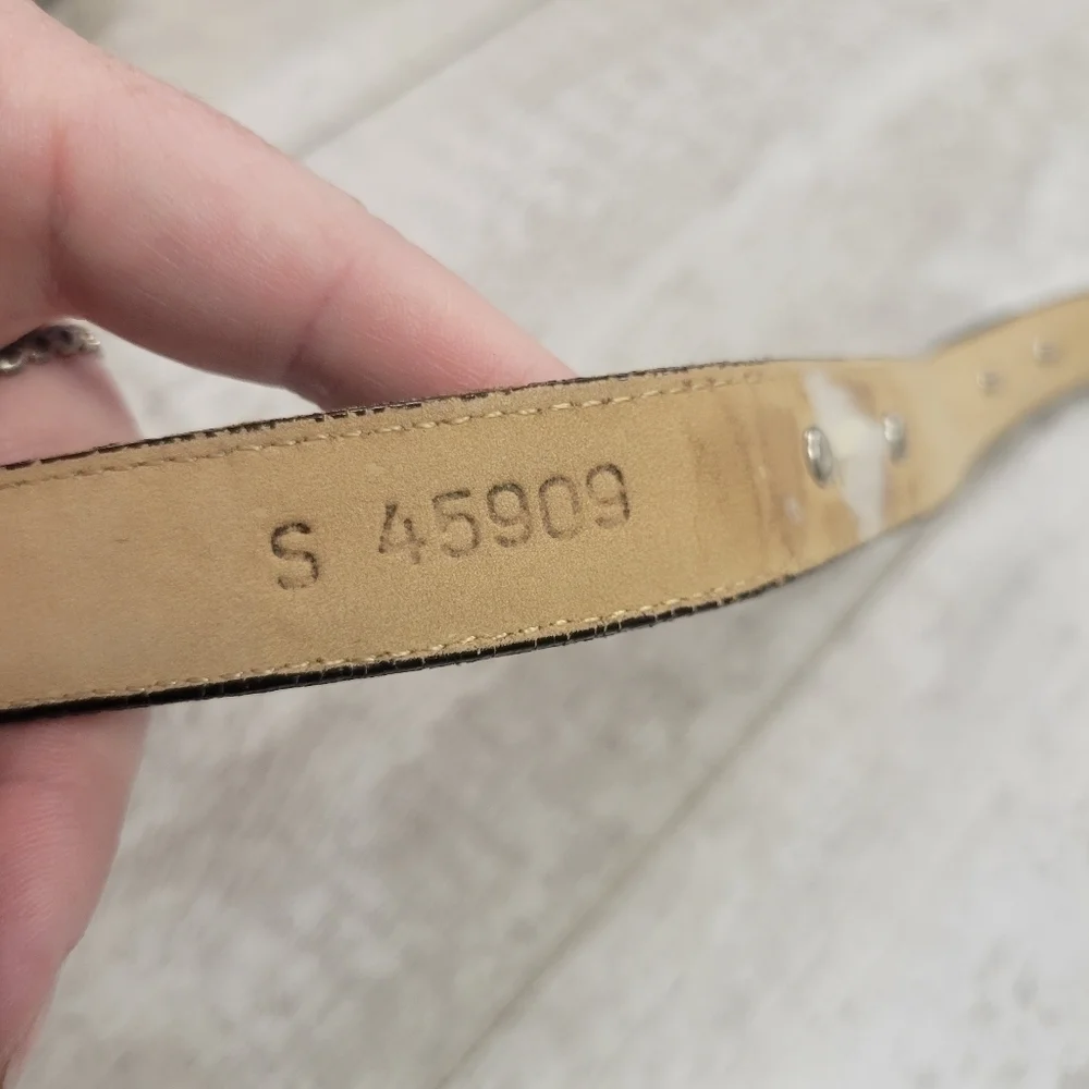 Brighton Vimtage Brown Leather Belt Size Small